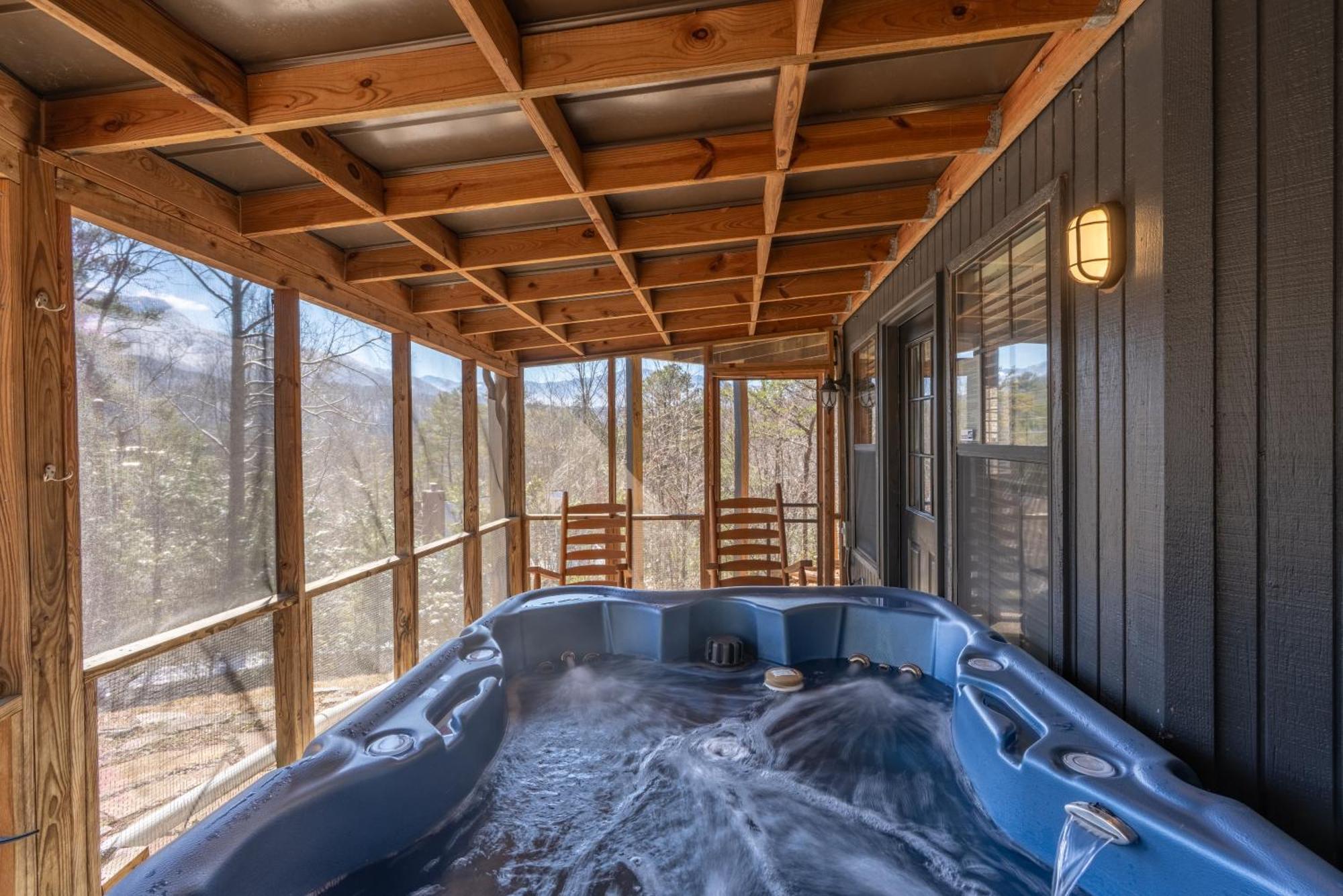Hawks View Gatlinburg Mountain Cabin Eksteriør billede